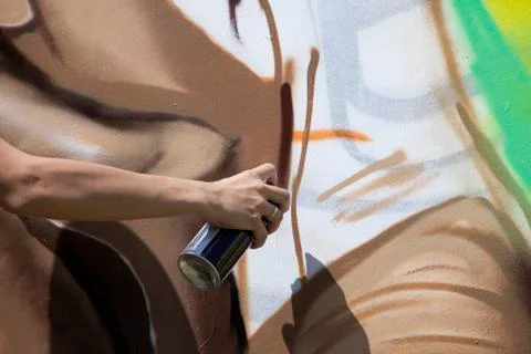 Graffiti Foto stock