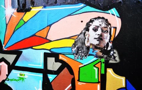 Graffiti Foto stock