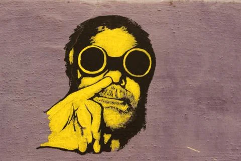 Graffiti on rome's wall Stock Illustration