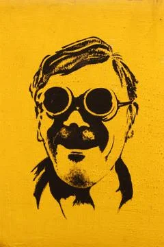 Graffiti on rome's wall Stock Illustration