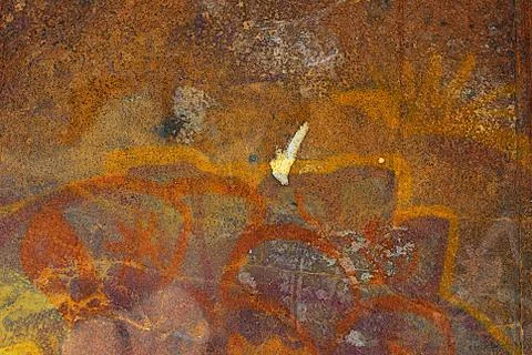 Graffiti Rust 스톡 사진