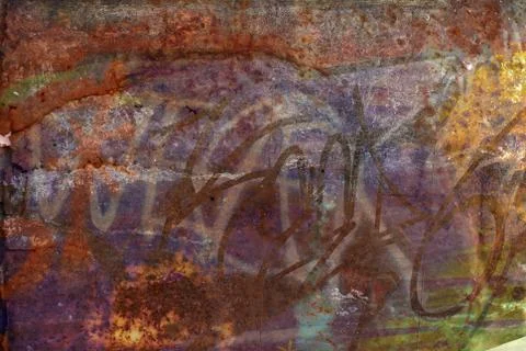 Graffiti Rust Stock Photos