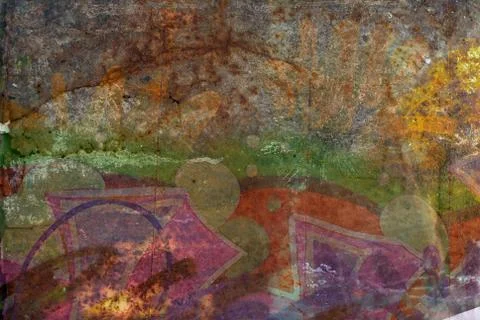 Graffiti Rust 스톡 사진