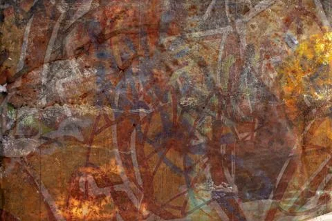 Graffiti Rust Stock Photos