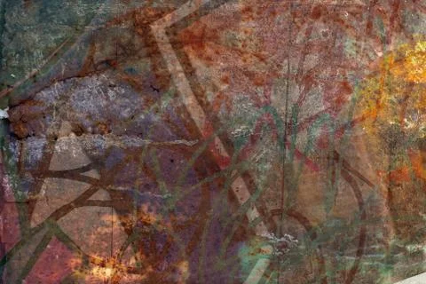 Graffiti Rust 스톡 사진