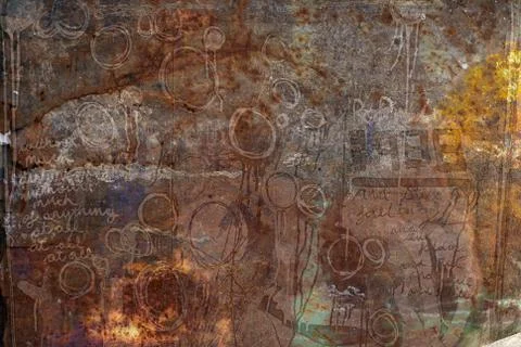 Graffiti Rust 스톡 사진