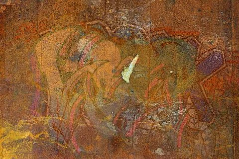 Graffiti Rust Stock Photos