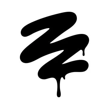 Graffiti scribble tag icon 스톡 일러스트