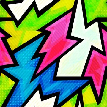Graffiti seamless pattern 스톡 일러스트