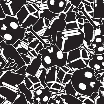 Graffiti seamless pattern Stock Illustration