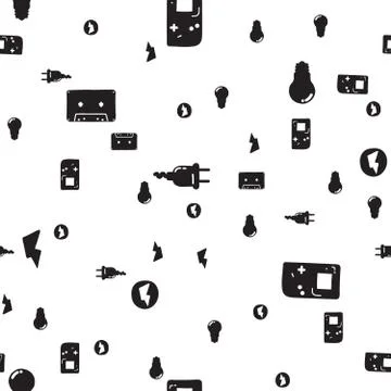 Graffiti seamless pattern Stock Illustration