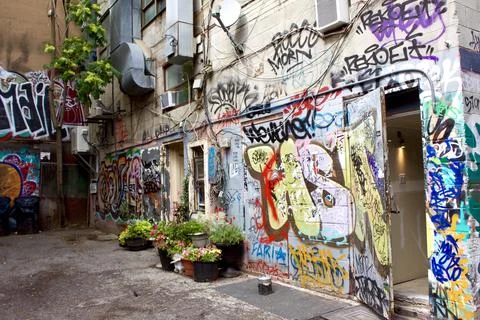 Graffiti Space Foto stock