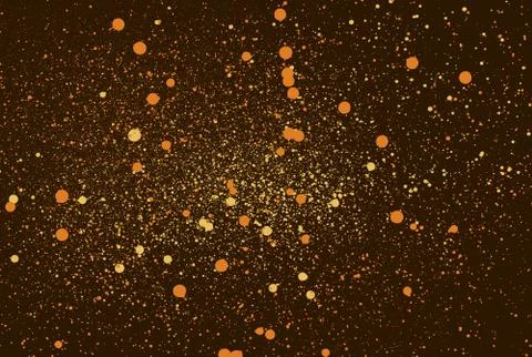 Graffiti speckled background in brown orange Stock Illustration