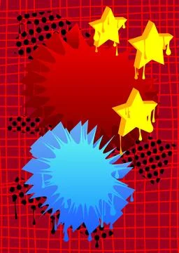Graffiti speech bubble. Abstract modern Messaging sign street art decoratio.. Illustrazione stock