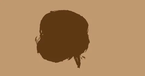 Graffiti Speech Bubble on brown animation Stock Footage 335183828
