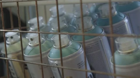 Graffiti Spray Can Stock Footage 59416308