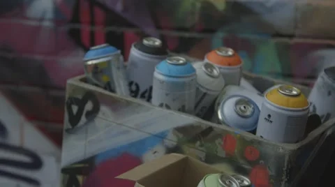 Graffiti Spray Can Stock Footage 59416721