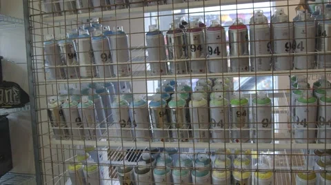 Graffiti Spray Can Stock Footage 59419549