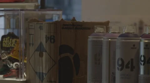 Graffiti Spray Can Stock Footage 59420007