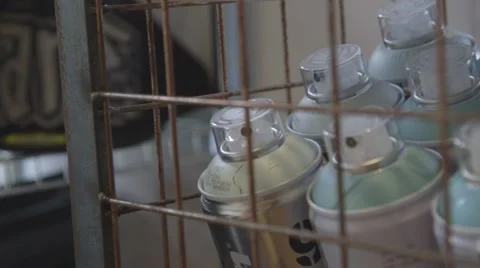 Graffiti Spray Can Stock Footage 59421061