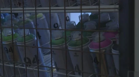 Graffiti Spray Can Stock Footage 59421681
