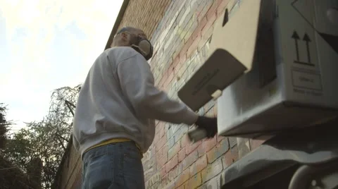 Graffiti Spray Stock Footage 59419694