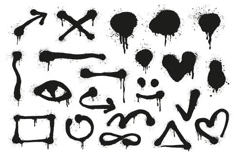 Graffiti Spray Illustrazione stock