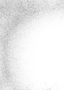 Graffiti sprayed circular gradient effect in black on white Stock Illustration