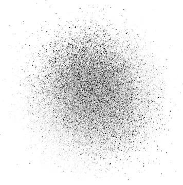 Graffiti sprayed mist light effect in black on white Stock Illustration