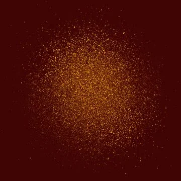 Graffiti sprayed mist light effect in orange on burgundy Stock Illustration