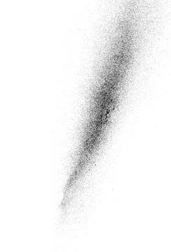 Graffiti sprayed smoke effect in black on white Stock Illustration