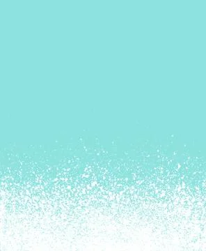 Graffiti sprayed winter floating snow with blue background Illustrazione stock