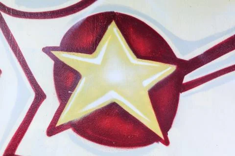 Graffiti star Stock Photos