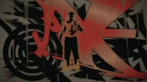 Graffiti Street Dance Sequence 스톡 After Effects