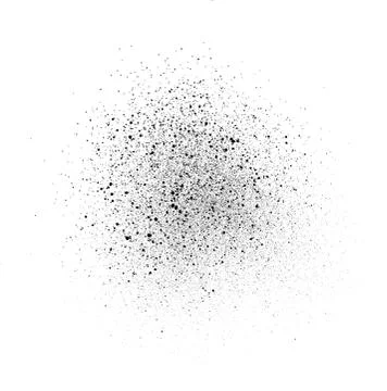 Graffiti subtle sprayed element in black over white Stock-Illustration