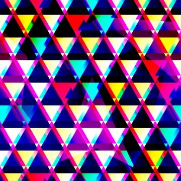 Graffiti triangle seamless texture. Stock Illustration