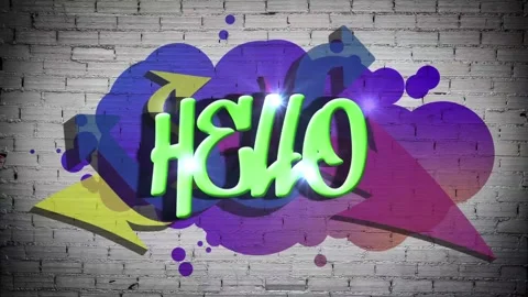 Graffiti Urban Titles After Effects素材