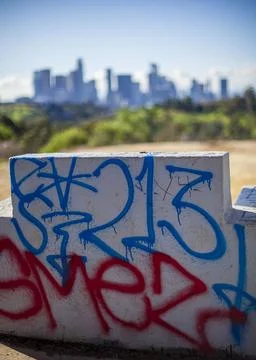 Graffiti Views. Stock Photos