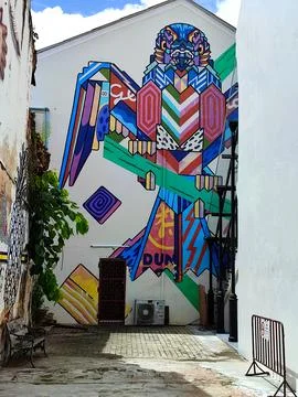 Graffiti Wall Art Foto stock