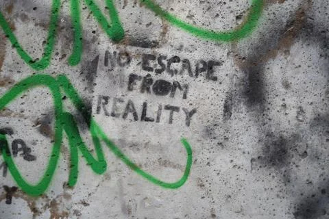 Graffiti on Wall / Berlin Stock Photos