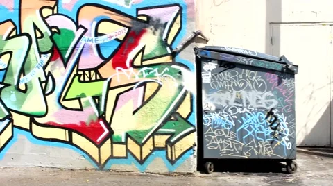 Graffiti Wall 動画素材 40361225