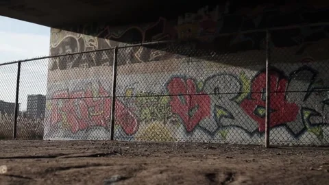 Graffiti wall Stock Footage 259851151