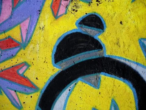 Graffiti wall Stock Illustration