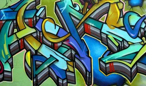Graffiti wall Foto stock