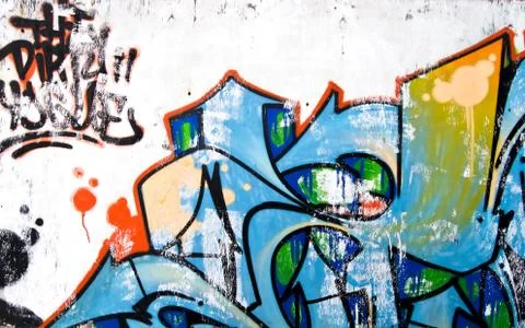 Graffiti on wall Stock Photos