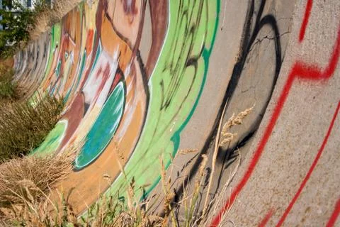 Graffiti Wall Foto stock