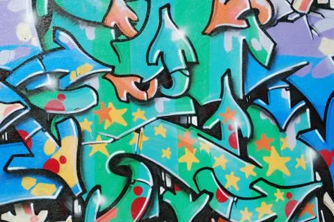 Graffiti wall Stock Photos