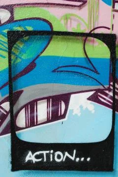 Graffiti wall Stock Photos