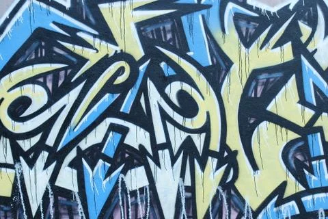 Graffiti wall Stock Photos