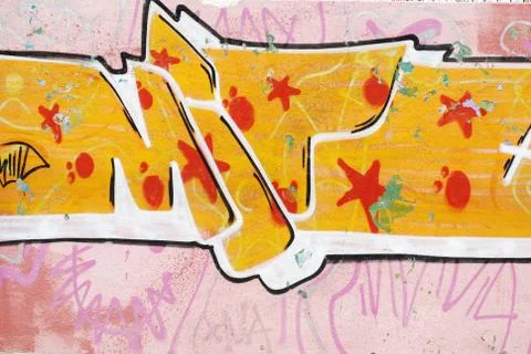 Graffiti wall Stock Photos